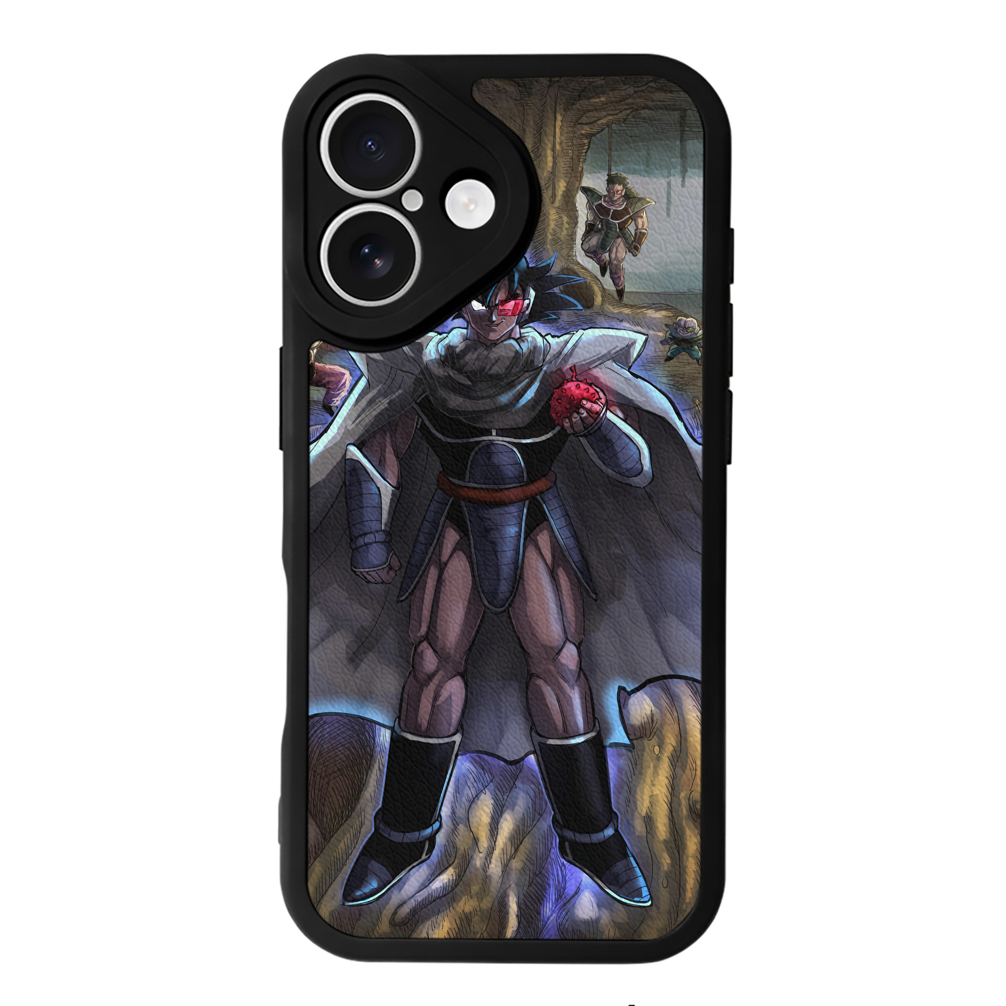 （画像用） ドラゴンボール DRAGON BALL 【iPhone 16シリーズ対応】シリコンスマホケース（レザー調） 材質：シリコン
